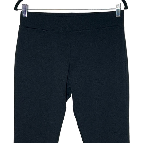 NEW American Giant Black Ponte Kick Flare Pant, Ankle Slits, Small Pocket M (10) - Picture 9 of 16